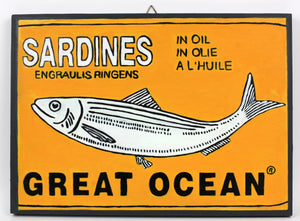 Schilderijtje Sardines