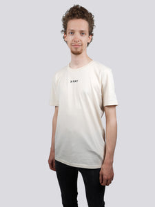 Wit T-shirt met de tekst x-ray 