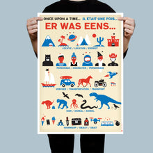 Afbeelding in Gallery-weergave laden, Verhalenposter – Er was eens… | Samen verhalen verzinnen &amp; vertellen