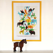 Afbeelding in Gallery-weergave laden, alfabetposter met dieren, De Beeldvink