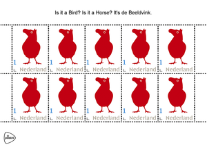 Postzegel de Beeldvink NL (10 stuks)