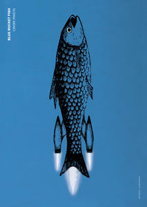 Grafische poster - Blue Rocket Fish