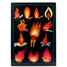 Afbeelding in Gallery-weergave laden, Print op hout Vuur