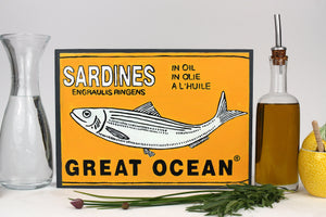 Schilderijtje Sardines