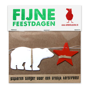 slinger, ijsbeer, kerstslinger, de Beeldvink