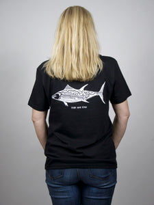 T-shirt van biokatoen - Fish and Chip