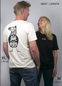 T-shirt van biokatoen - X-RAY De Beeldvink