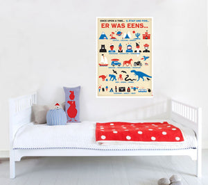 poster, verhalen poster, verhalen maken, kinderkamer, school, de beeldvink